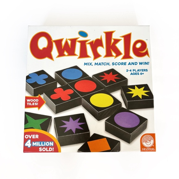 Mindware Other - Qwirkle Board Game Mindware Mix Match Bright Multicolor Tiles